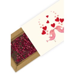 Czekolada mleczna z malinami na Walentynki – Beskid Chocolate