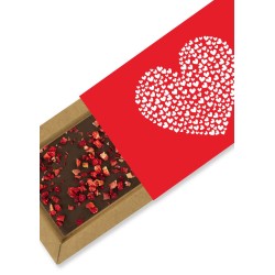 Czekolada mleczna z truskawkami na Walentynki – Beskid Chocolate