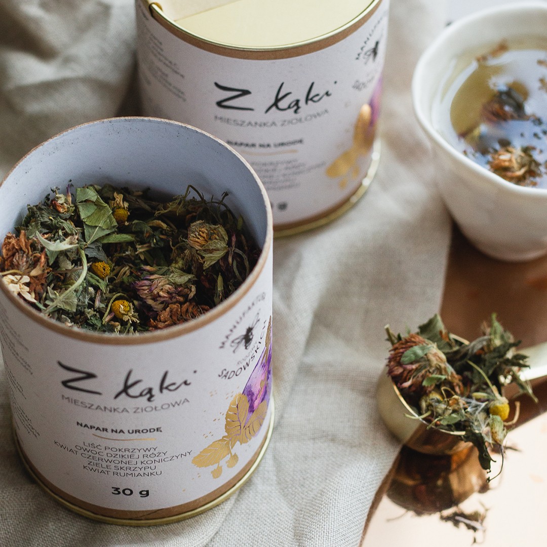Herbata ziołowa Z łąki – kwiatowo-ziołowa mieszanka | Pasieki Sadowskich