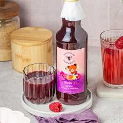 Syrop malinowy z miodem Miodziś 500 ml | Pasieki Sadowskich