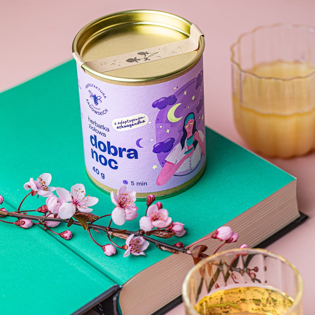 Herbatka ziołowa na dobranoc bez kofeiny | Dobranoc | Pasieki Sadowskich