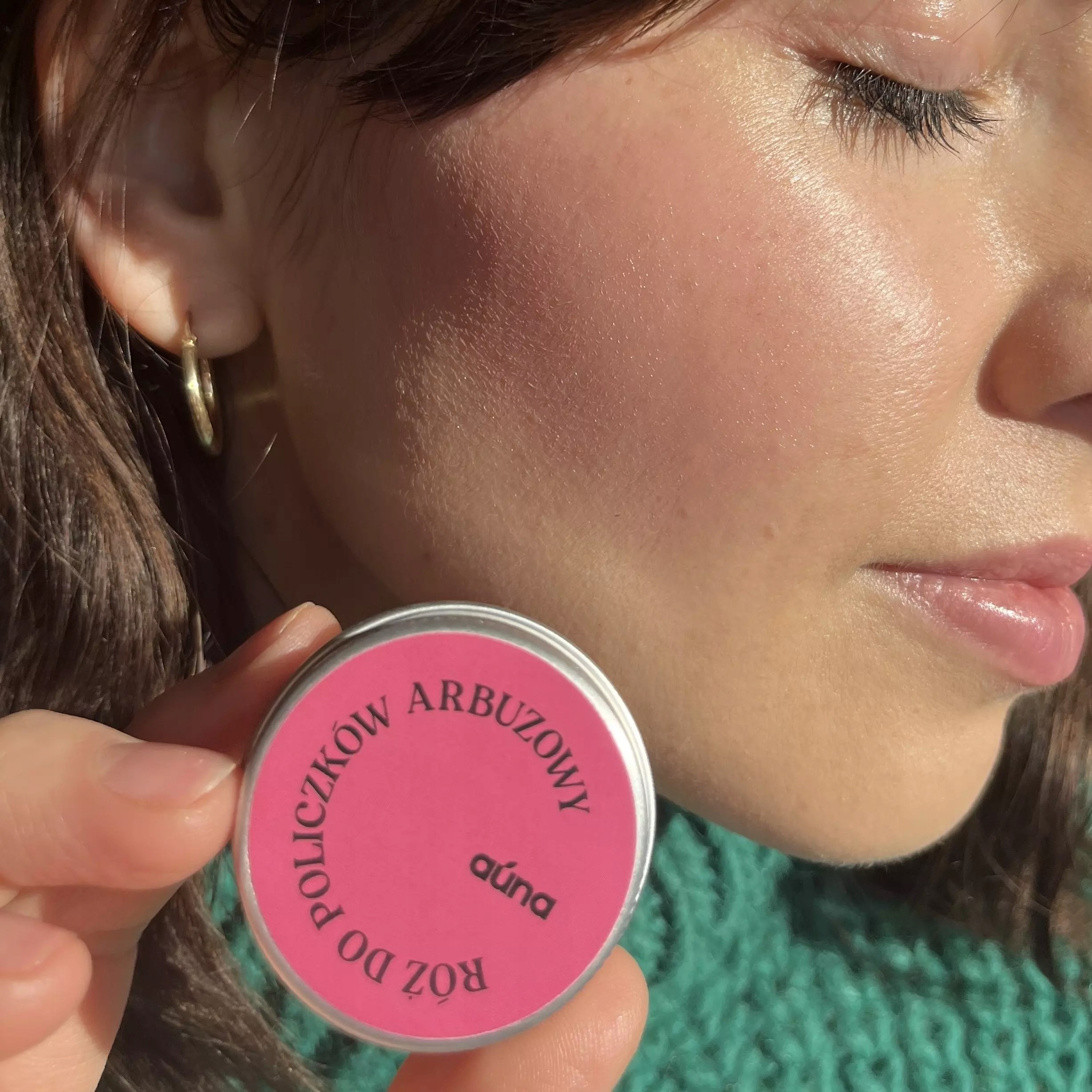 Róż do policzków w kremie Arbuzowy 15 ml – naturalny glow | AUNA