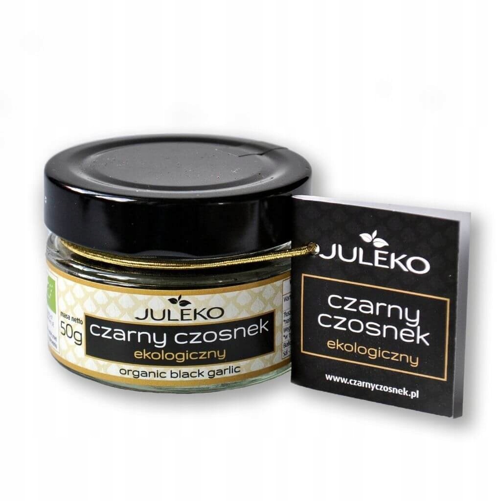 Czarny czosnek BIO 50 g – fermentowany czosnek ekologiczny | Juleko