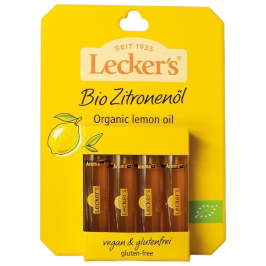 Aromat cytrynowy BIO 4x2 ml Lecker’s