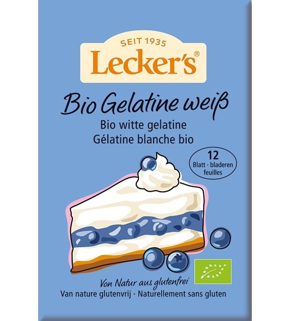 Żelatyna w listkach BIO 20 g Lecker’s