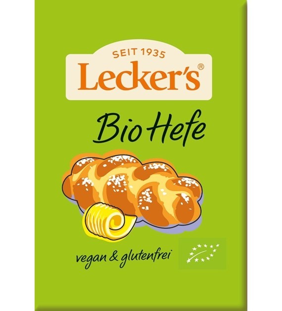Drożdże suche BIO 9 g Lecker’s