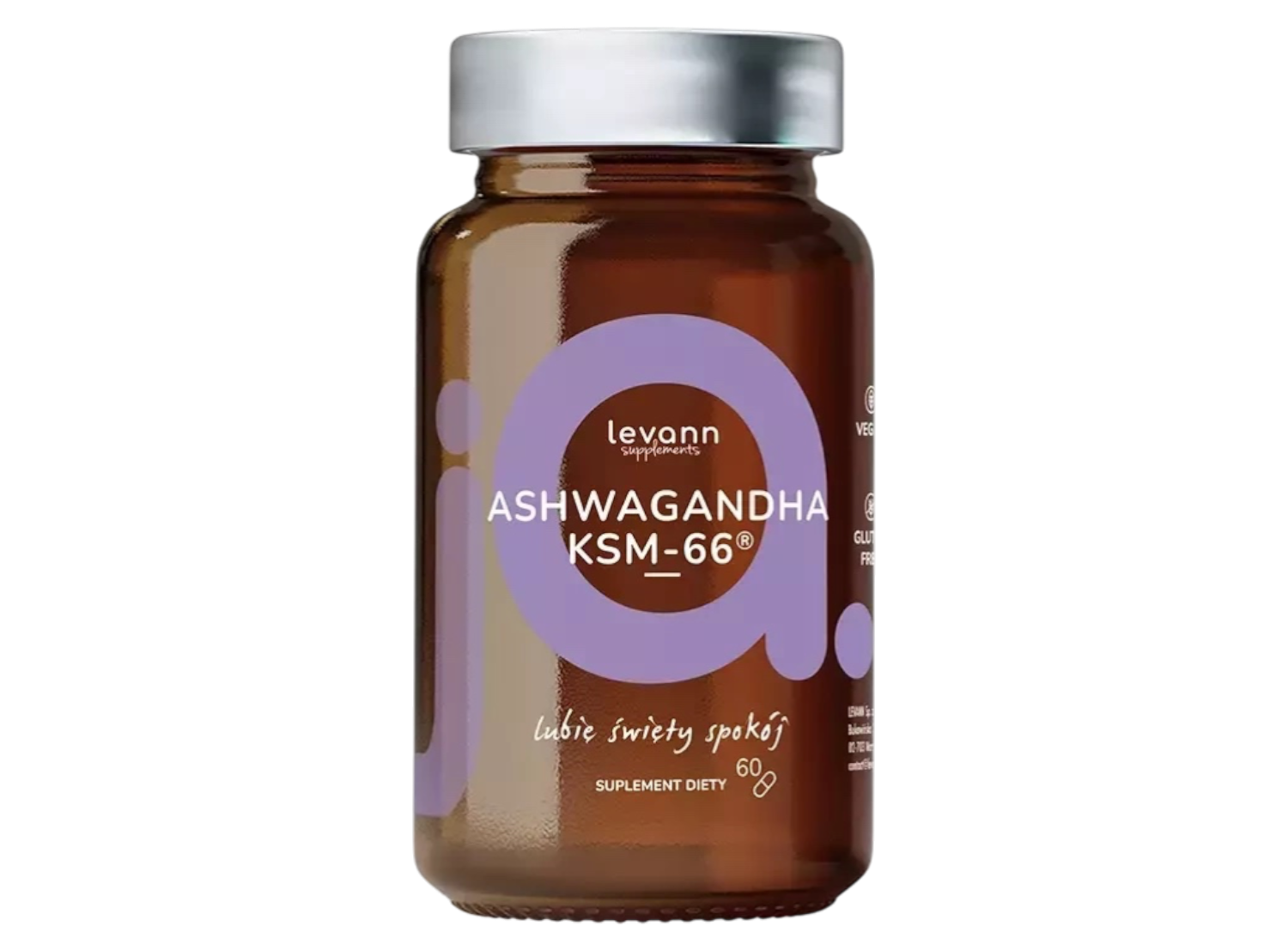 Ashwagandha KSM-66 60 kapsułek | Levann jA
