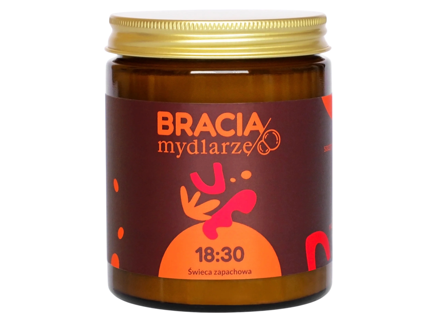 Świeca sojowa 18:30 180 ml | Bracia Mydlarze