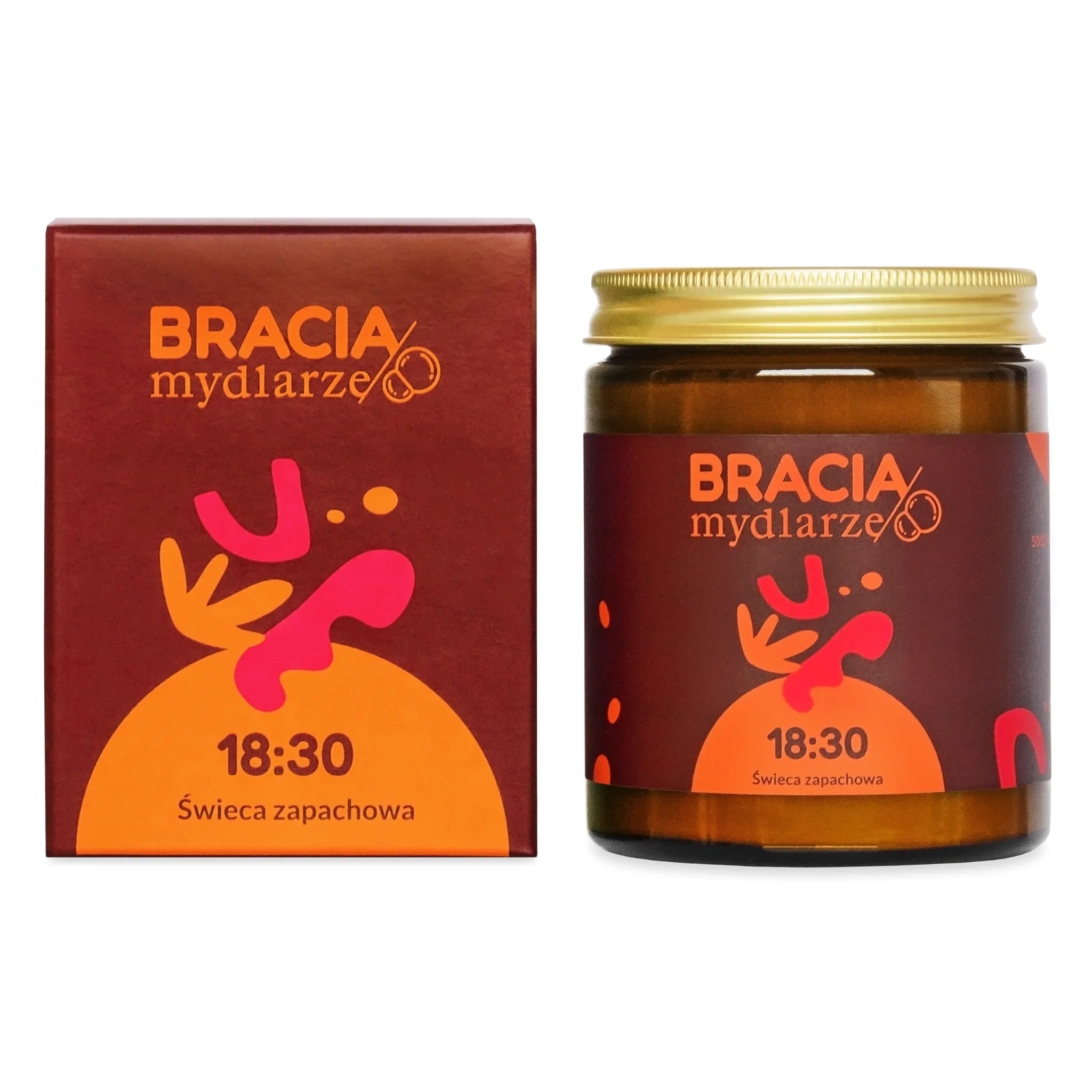 Świeca sojowa 18:30 180 ml | Bracia Mydlarze