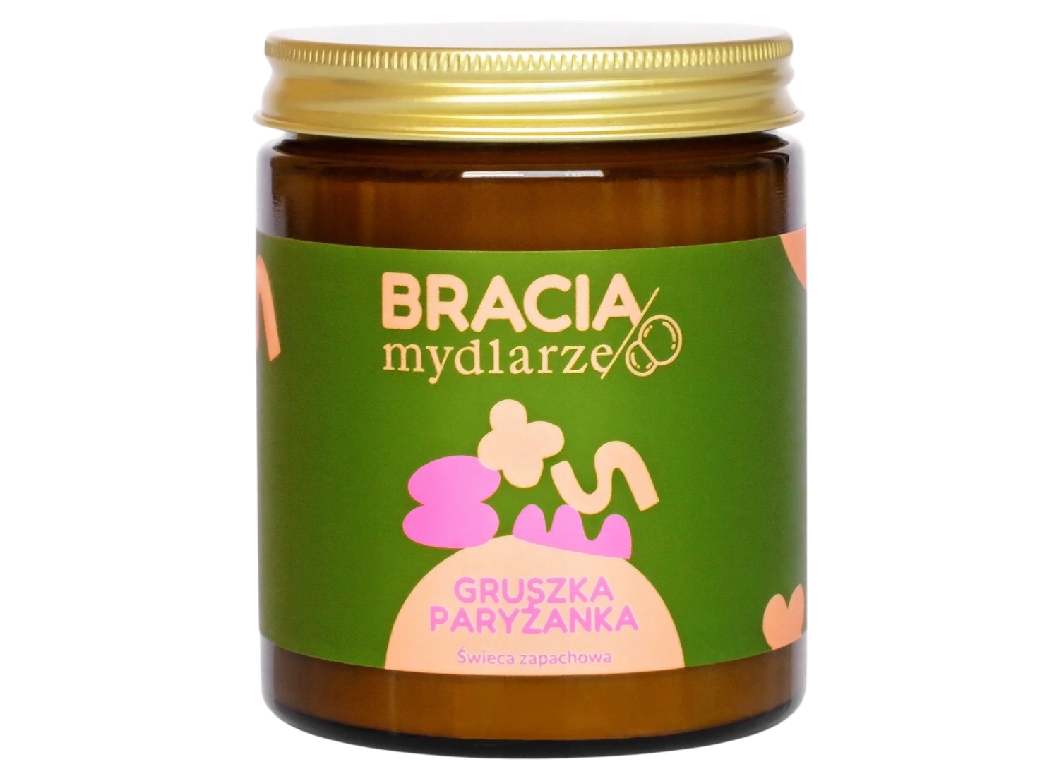 Świeca sojowa Gruszka paryżanka 180 ml | Bracia Mydlarze