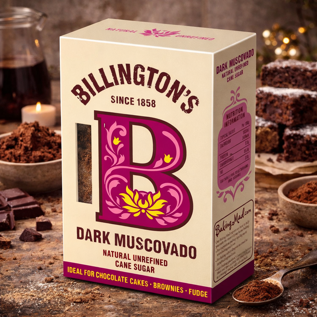 Ciemny cukier trzcinowy Muscovado 500 g | Billington’s