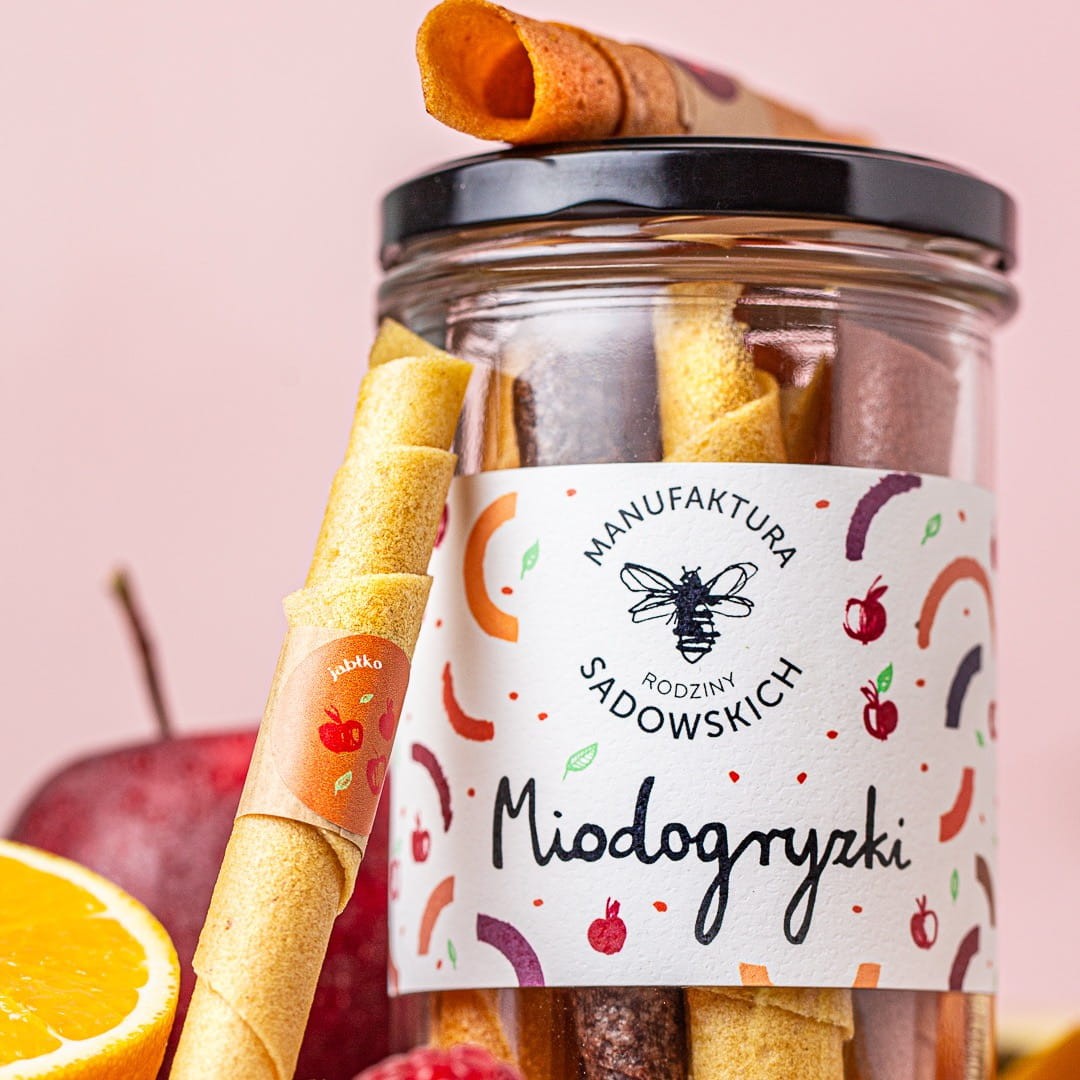 Miodogryzki owocowa przekąska z miodem 100 g | Pasieki Sadowskich