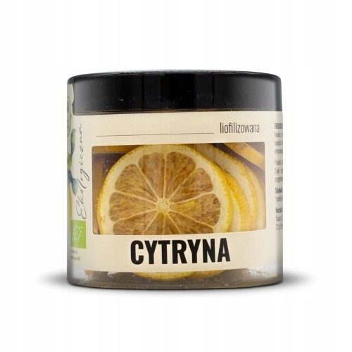 Cytryna liofilizowana plastry EKO 50 g – do herbaty i napojów | Dary Natury