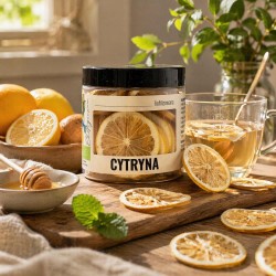 Cytryna liofilizowana plastry EKO 50 g – do herbaty i napojów | Dary Natury