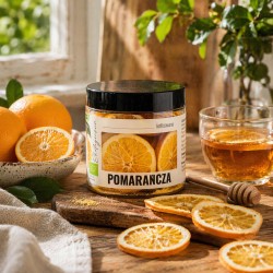 Pomarańcza liofilizowana plastry EKO 50 g – do herbaty i deserów | Dary Natury
