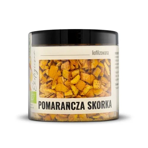 Skórka pomarańczy liofilizowana EKO 60 g – aromatyczny dodatek | Dary Natury