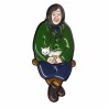 Pin Babcia – przypinka z babcią | Paw Generation