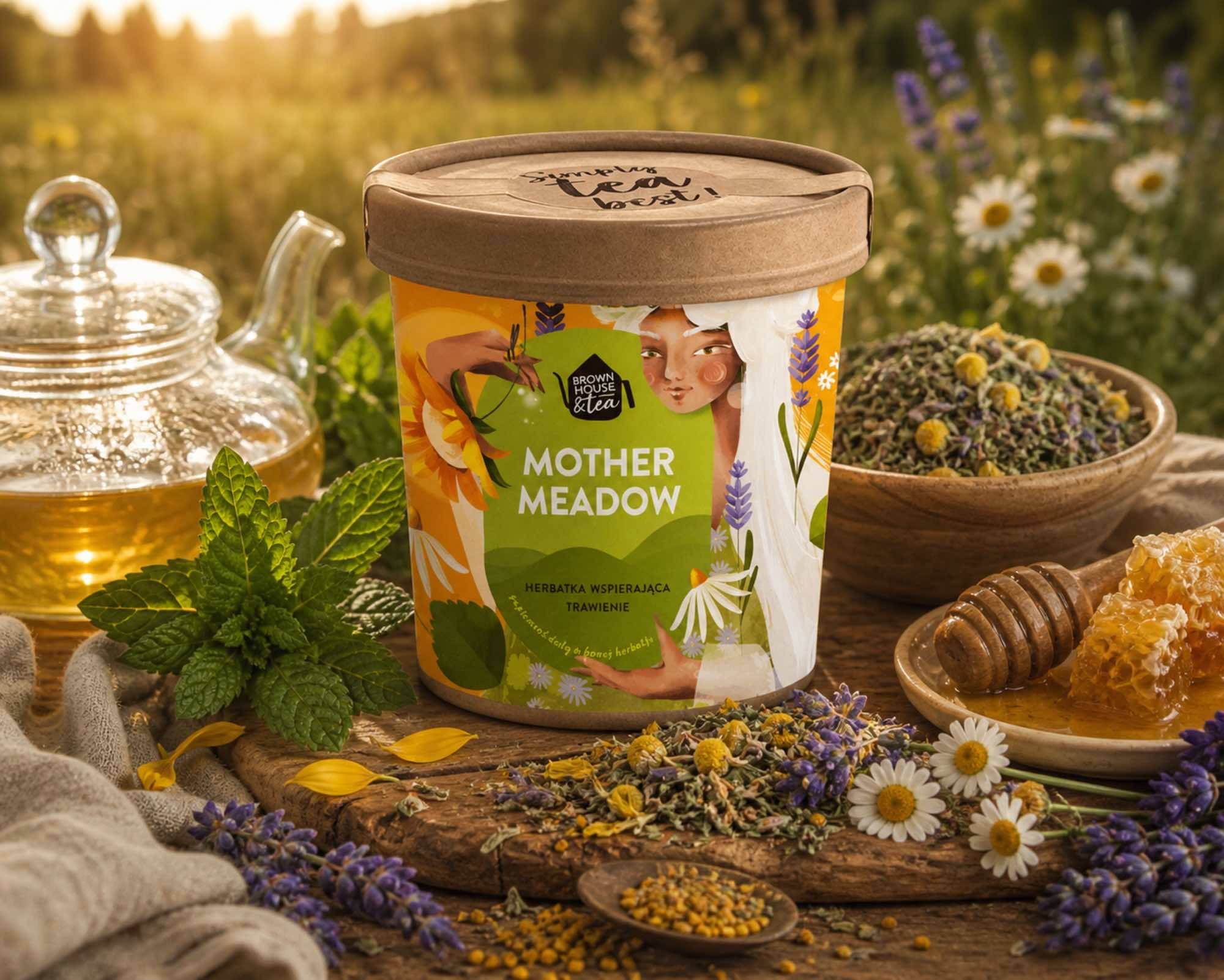 Mother Meadow – herbatka na trawienie | Brown House & Tea