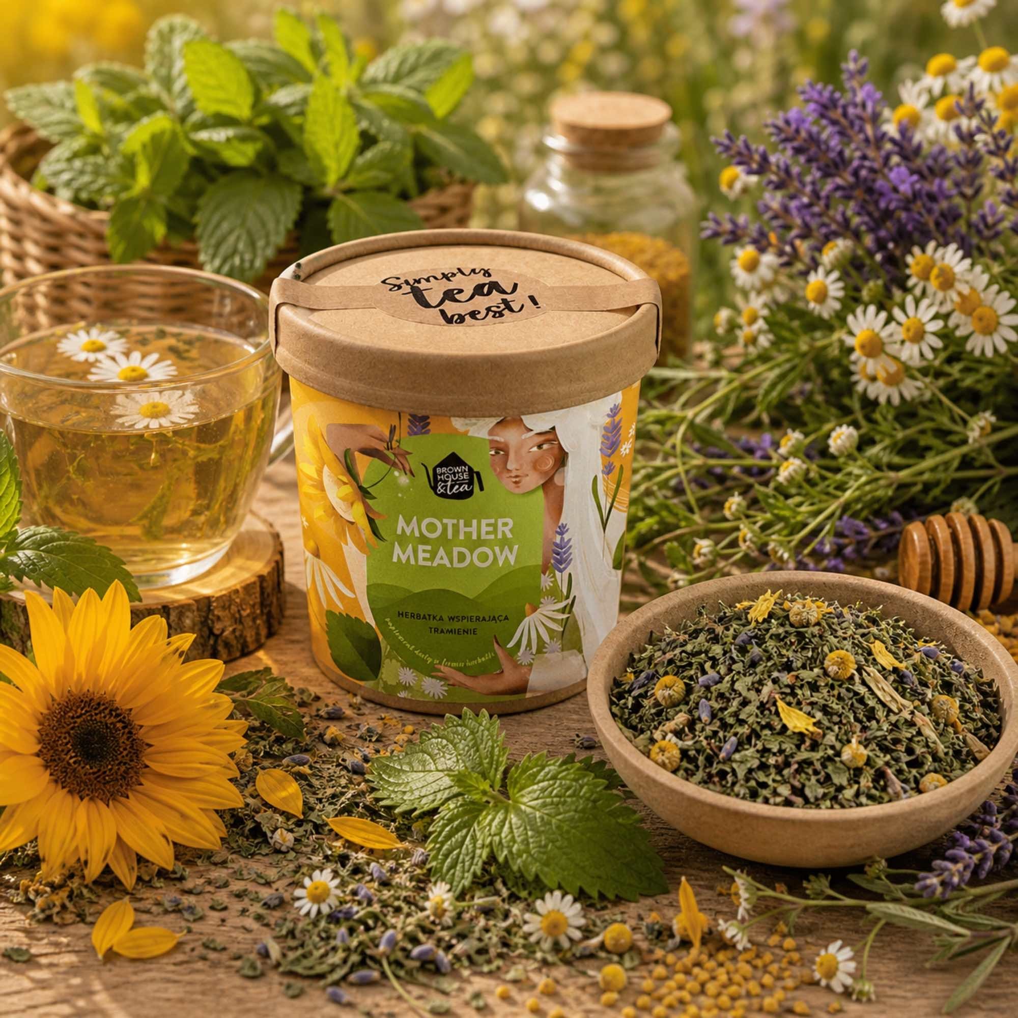 Mother Meadow – herbatka na trawienie | Brown House & Tea