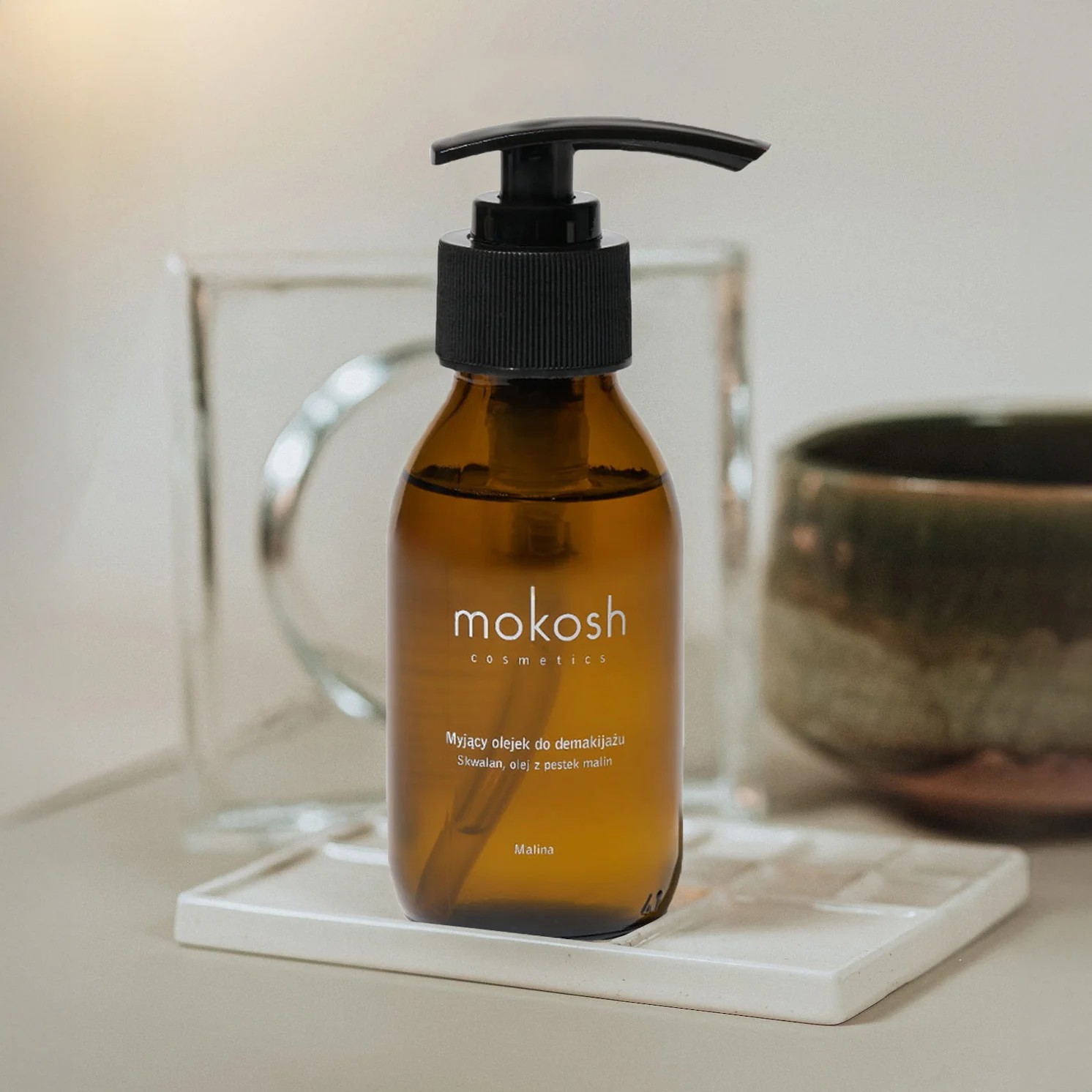 Myjący olejek do demakijażu Malina | 90 ml | Mokosh