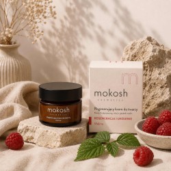 Regenerujący krem do twarzy Malina | 15 ml | Mokosh