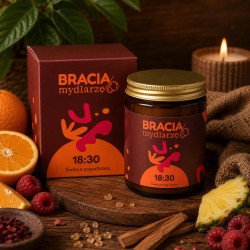 Świeca sojowa 18:30 180 ml | Bracia Mydlarze
