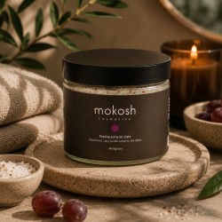Peeling solny do ciała Winogrono | 180 ml | Mokosh
