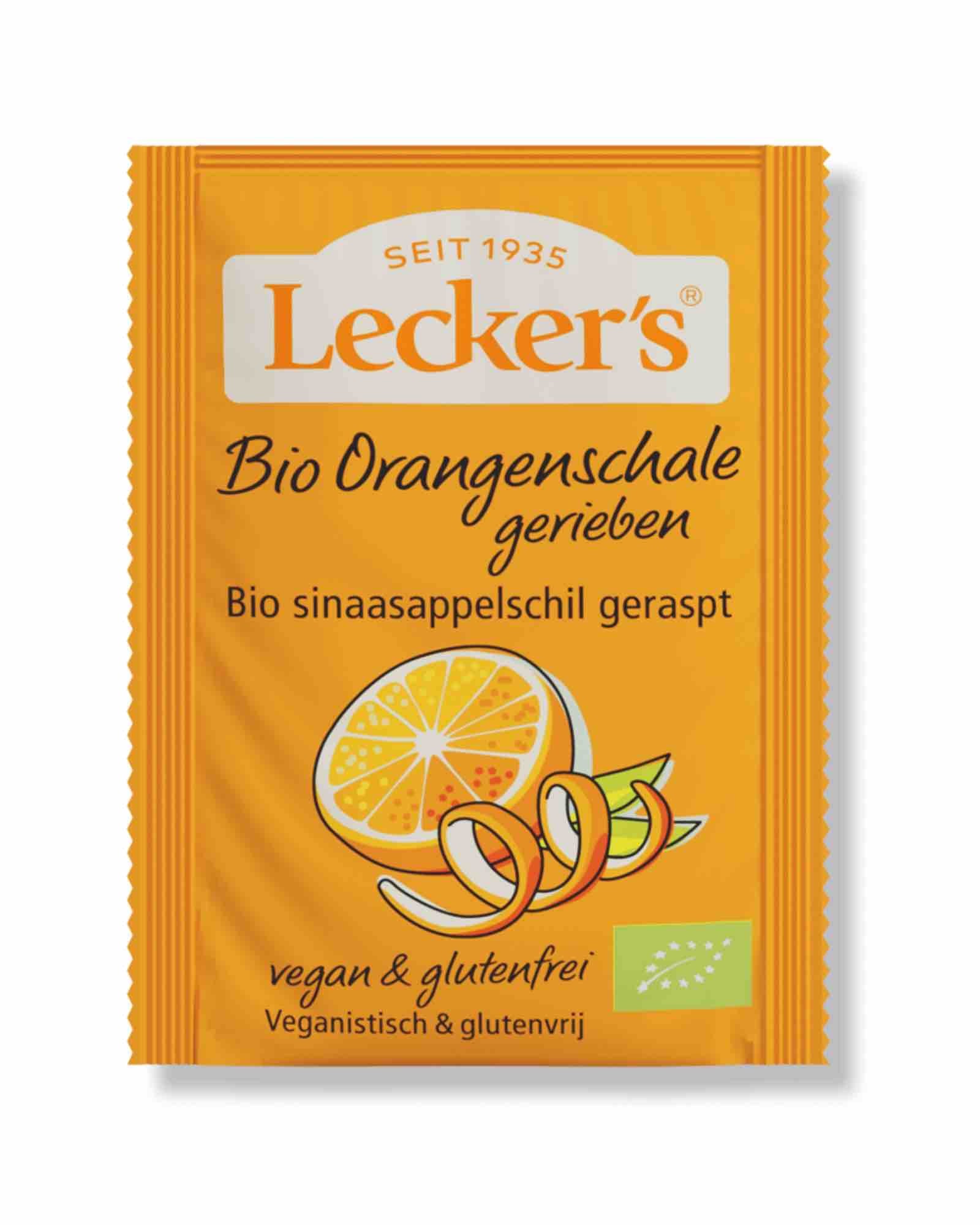 Skórka pomarańczowa starta BIO 15 g Lecker’s