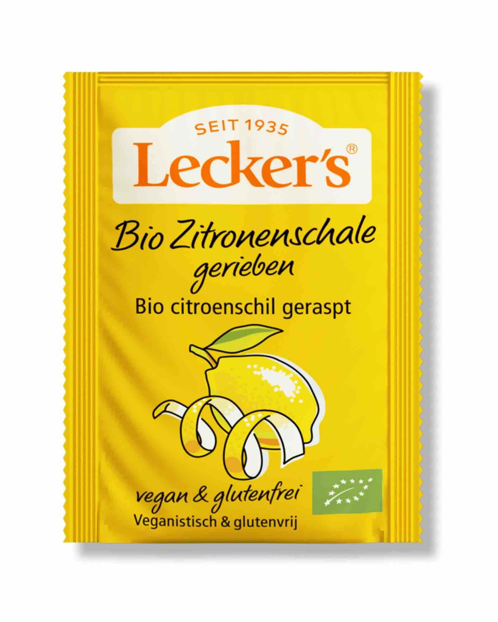 Skórka cytrynowa starta BIO 15 g Lecker’s