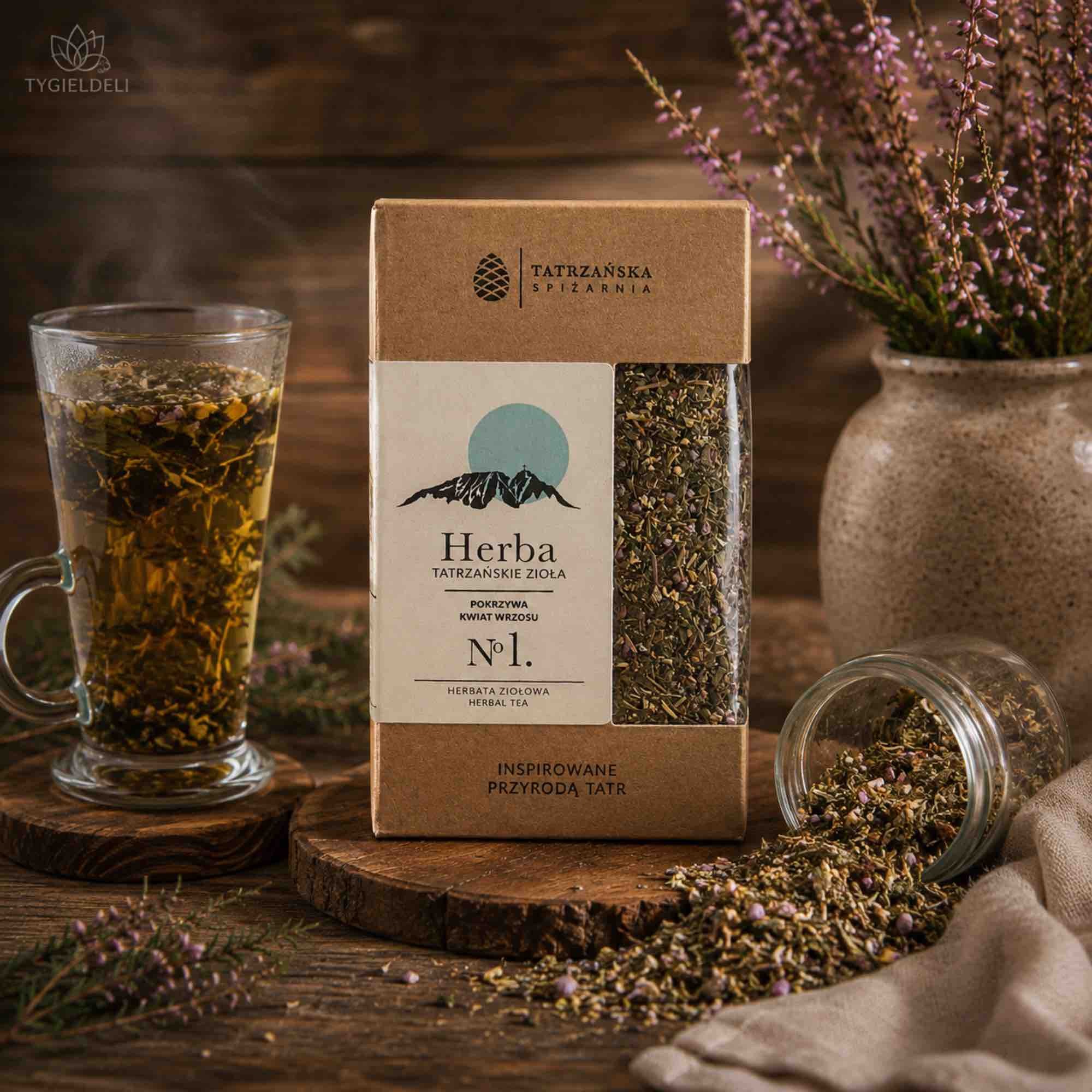 Herbata ziołowa Tatrzańskie Zioła | odporność, infekcje, trawienie | 80 g