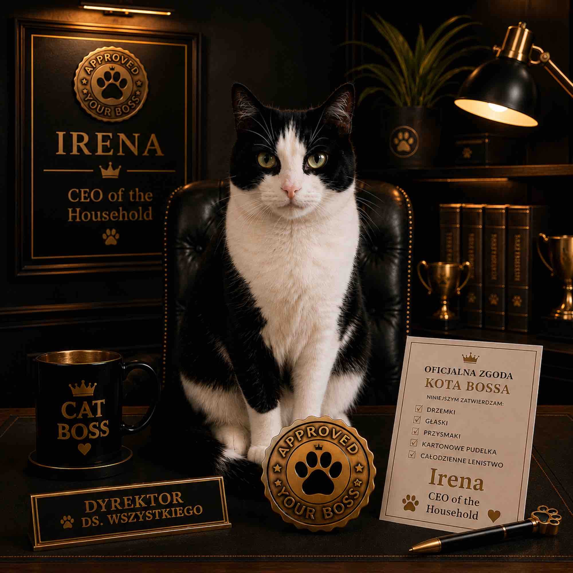 Pin „Approved by Your Boss” | Paw Generation