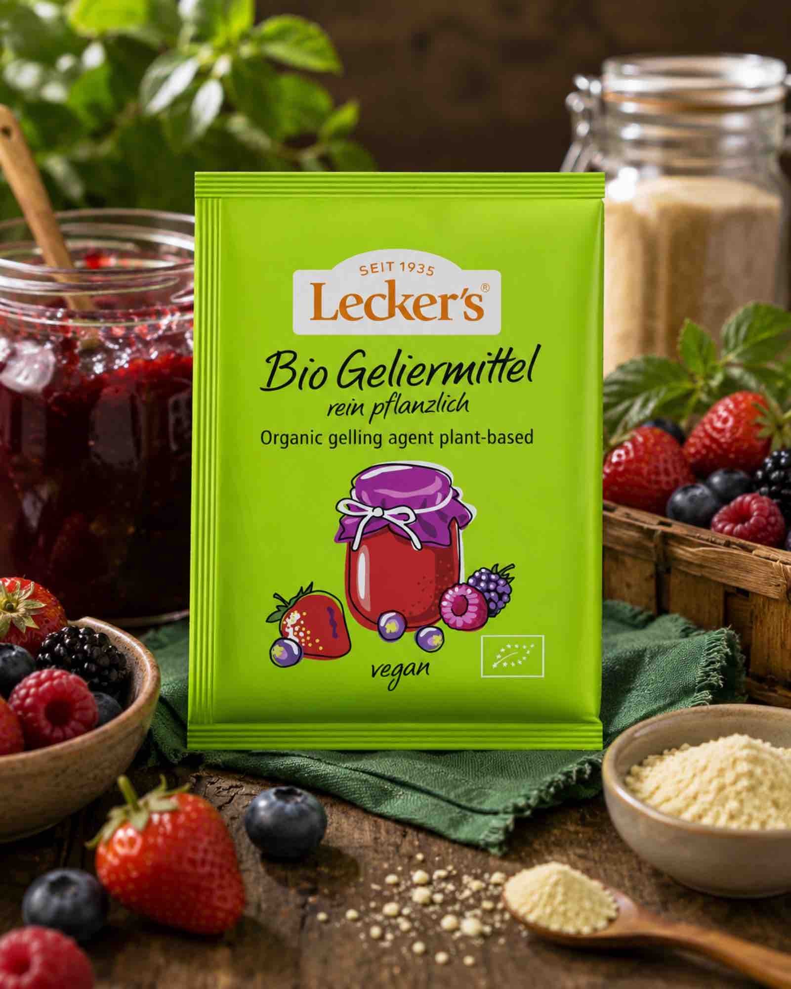 Agar agar BIO 30 g – roślinna substancja żelująca | Lecker’s