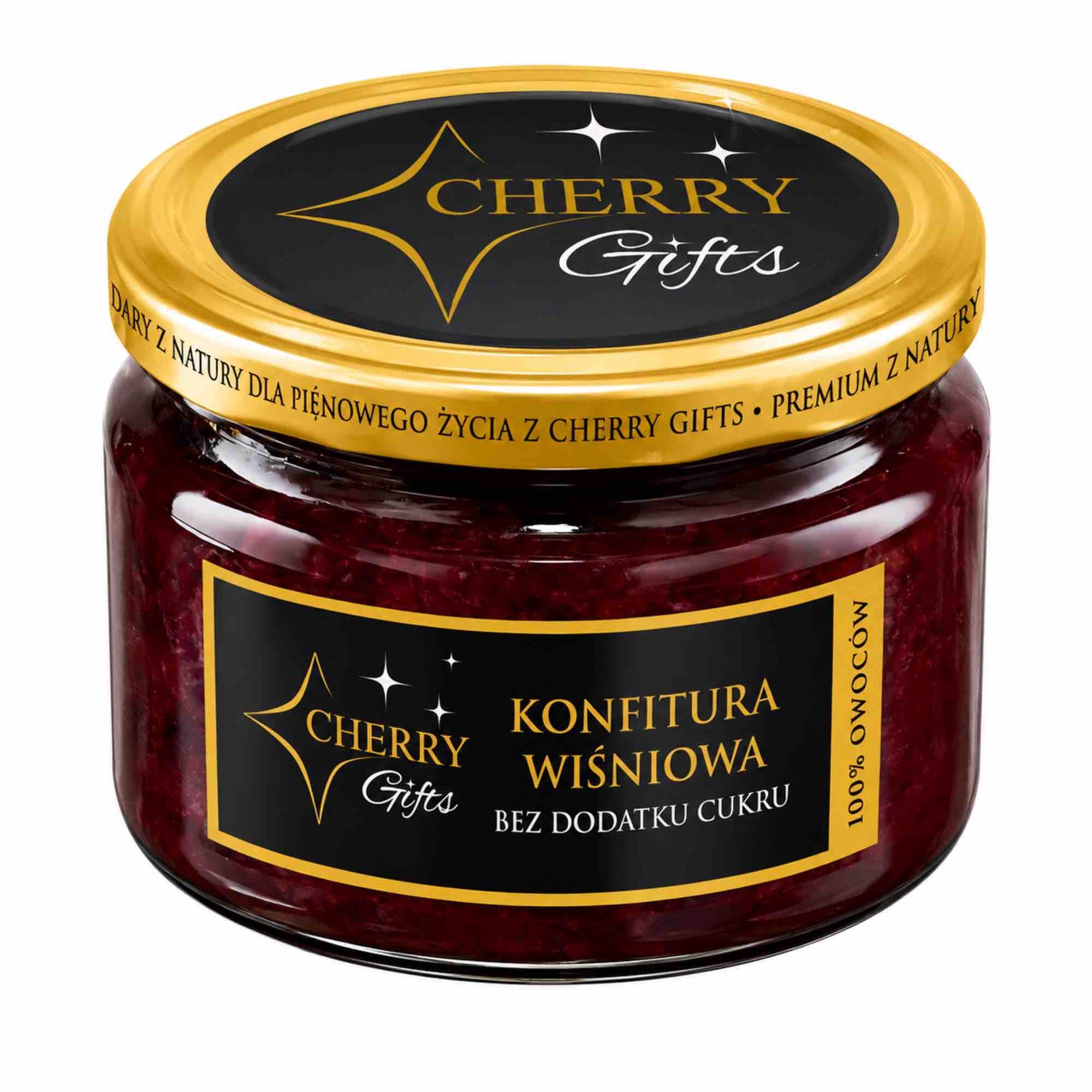 Konfitura wiśniowa bez cukru | 235 g | Cherry Gifts