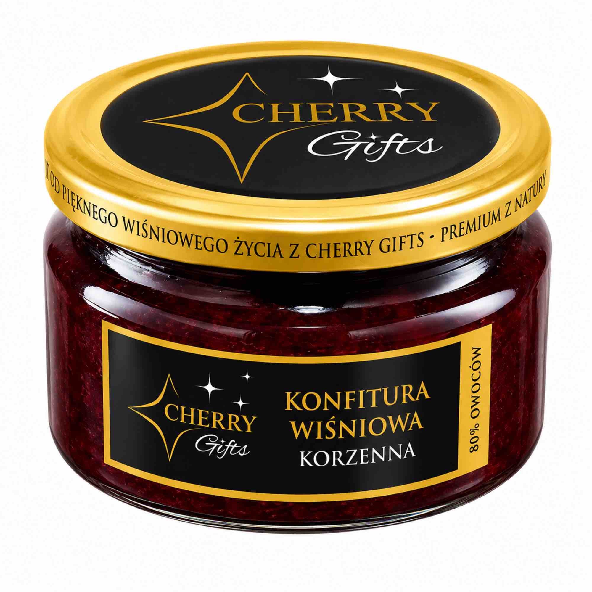 Konfitura wiśniowa korzenna | 235 g | Cherry Gifts
