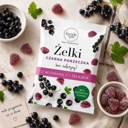 Żelki czarna porzeczka z witaminą C i żelazem | 35 g | Foods by Ann