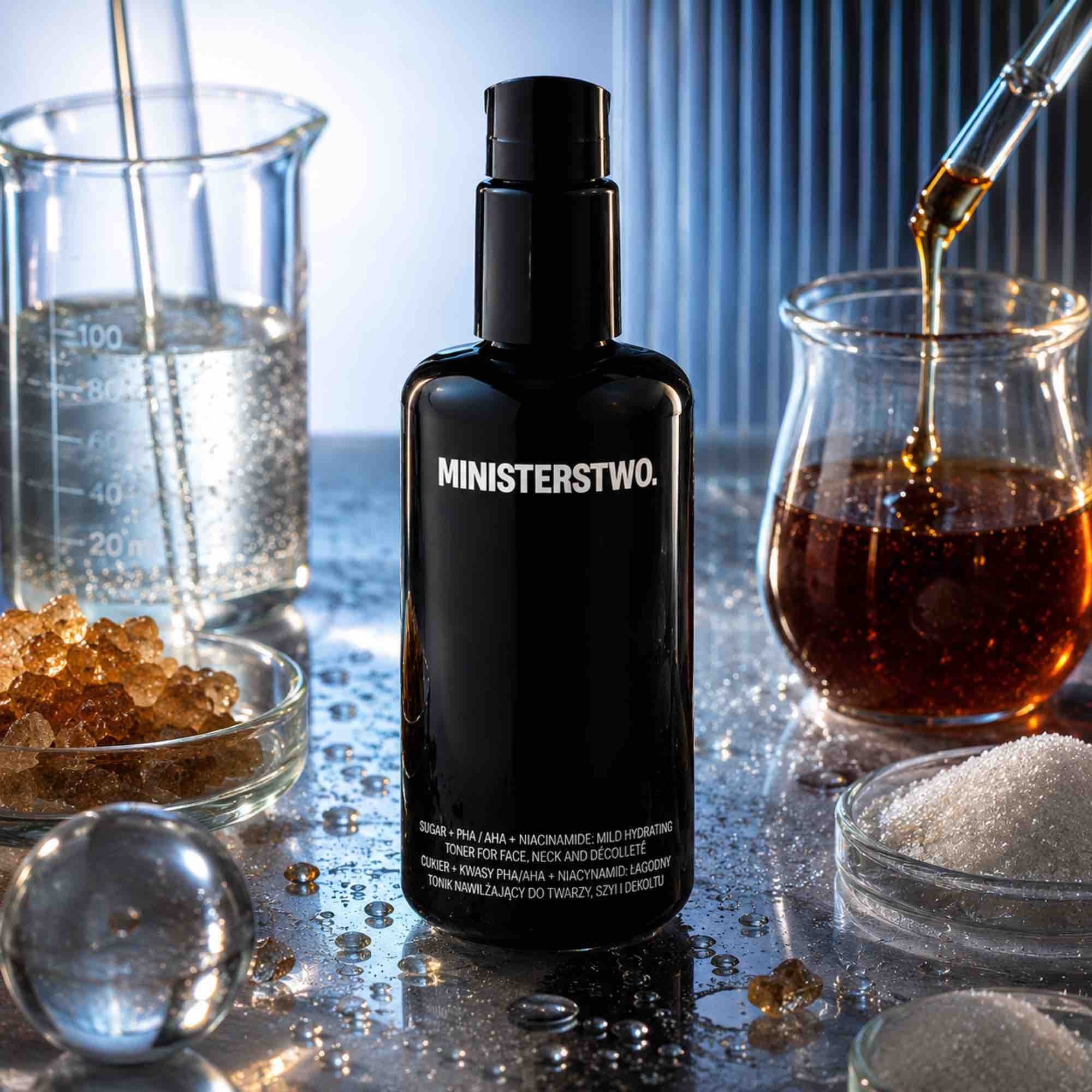 Cukier – tonik do twarzy z kwasami PHA/AHA | 200 ml | Ministerstwo Dobrego Mydła