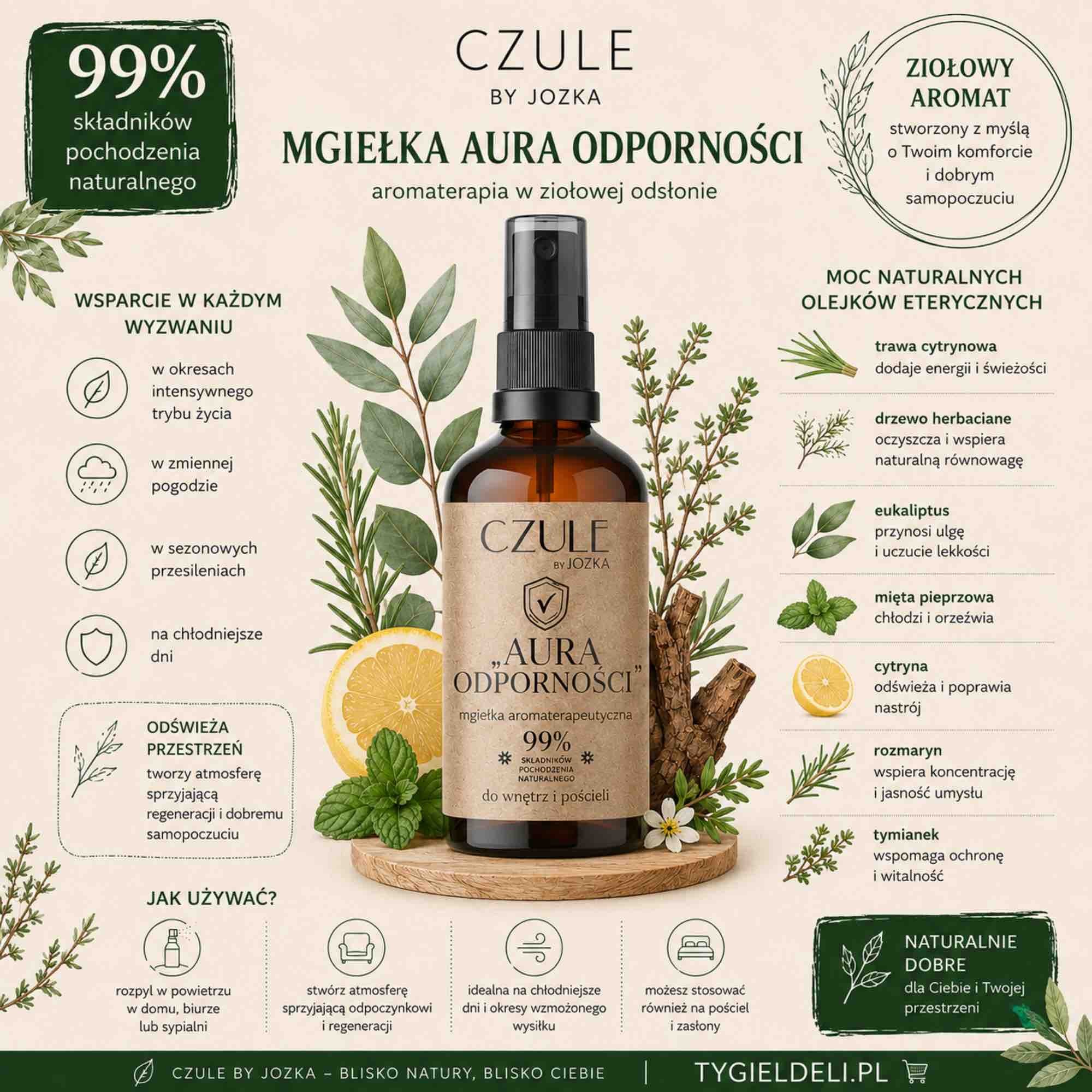 CZULE Mgiełka Aura Odporności | 100 ml | Jozka