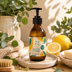 Naturalne mydło w płynie Eukaliptus cytrynowy 300 ml | mydło do rąk i ciała | 4 Szpaki