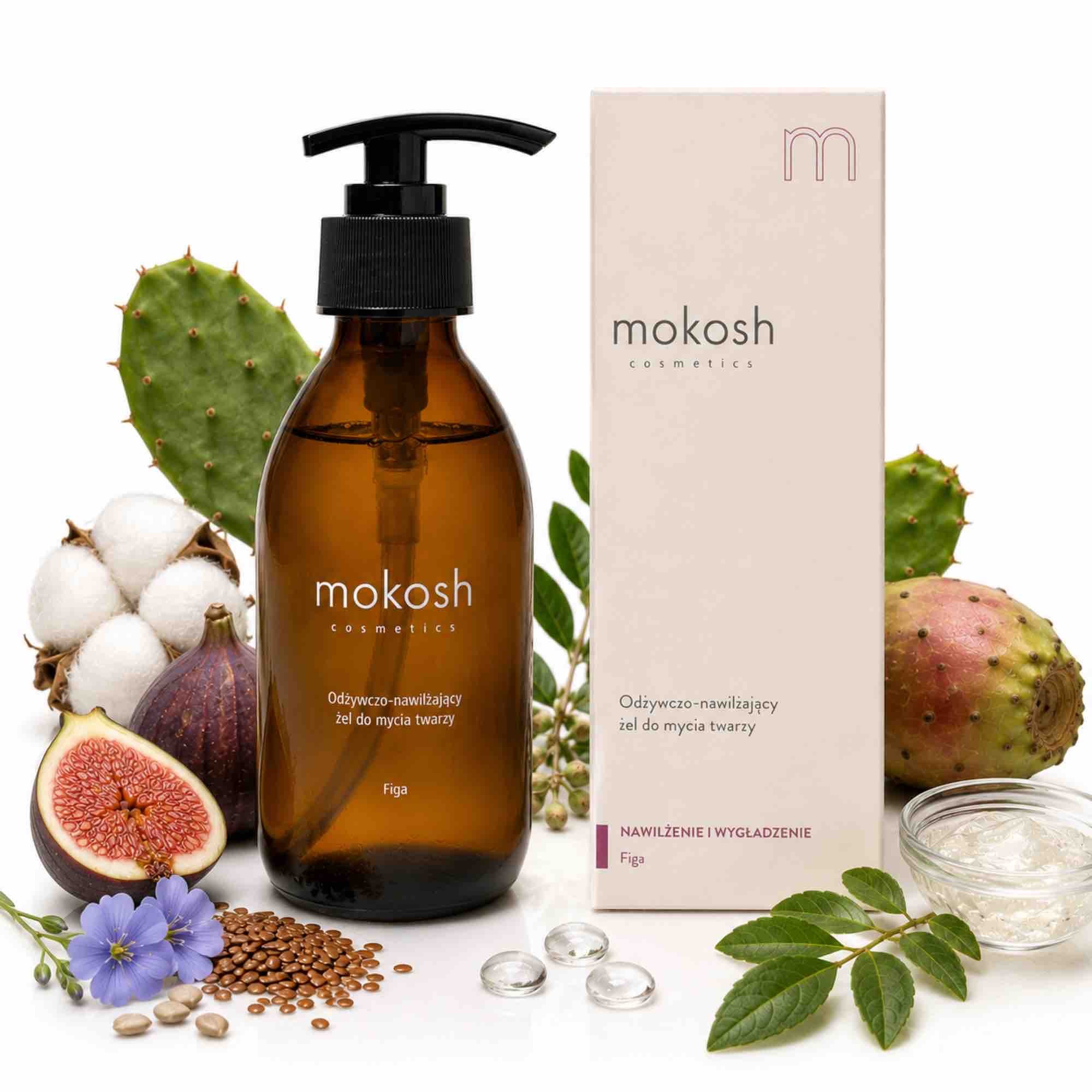 Odżywczo-nawilżający żel do mycia twarzy Figa 200 ml | Mokosh