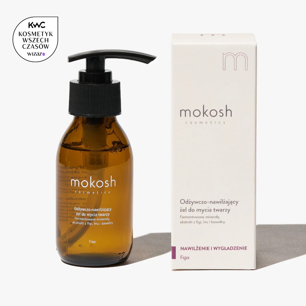 Odżywczo-nawilżający żel do mycia twarzy Figa 90 ml | Mokosh