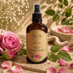 Hydrolat z róży damasceńskiej BIO 100 ml | cera wrażliwa i naczynkowa | BioOlja