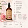 Hydrolat z róży damasceńskiej BIO 100 ml | cera wrażliwa i naczynkowa | BioOlja