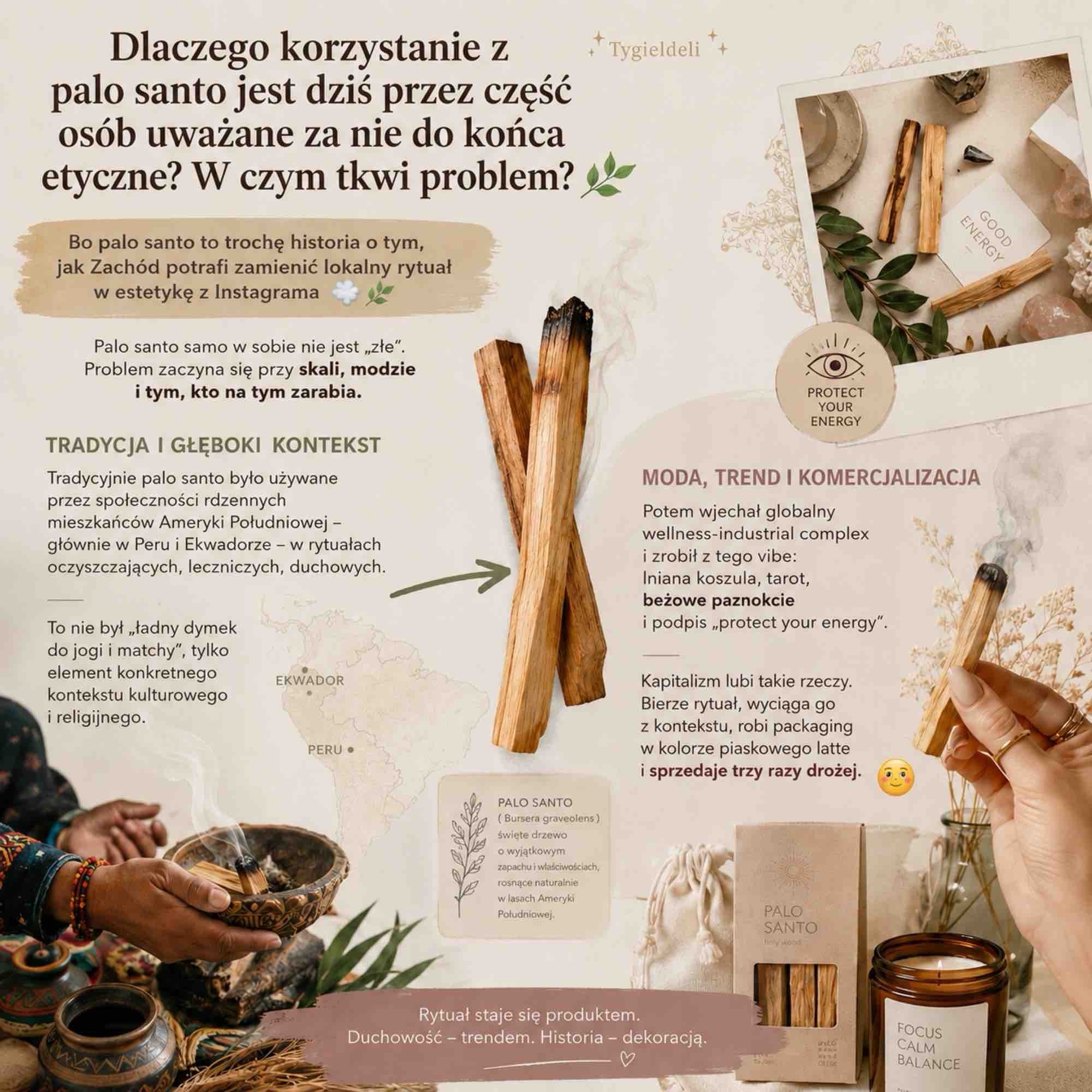 Palo santo | naturalne kadzidło z Peru | Bracia Mydlarze