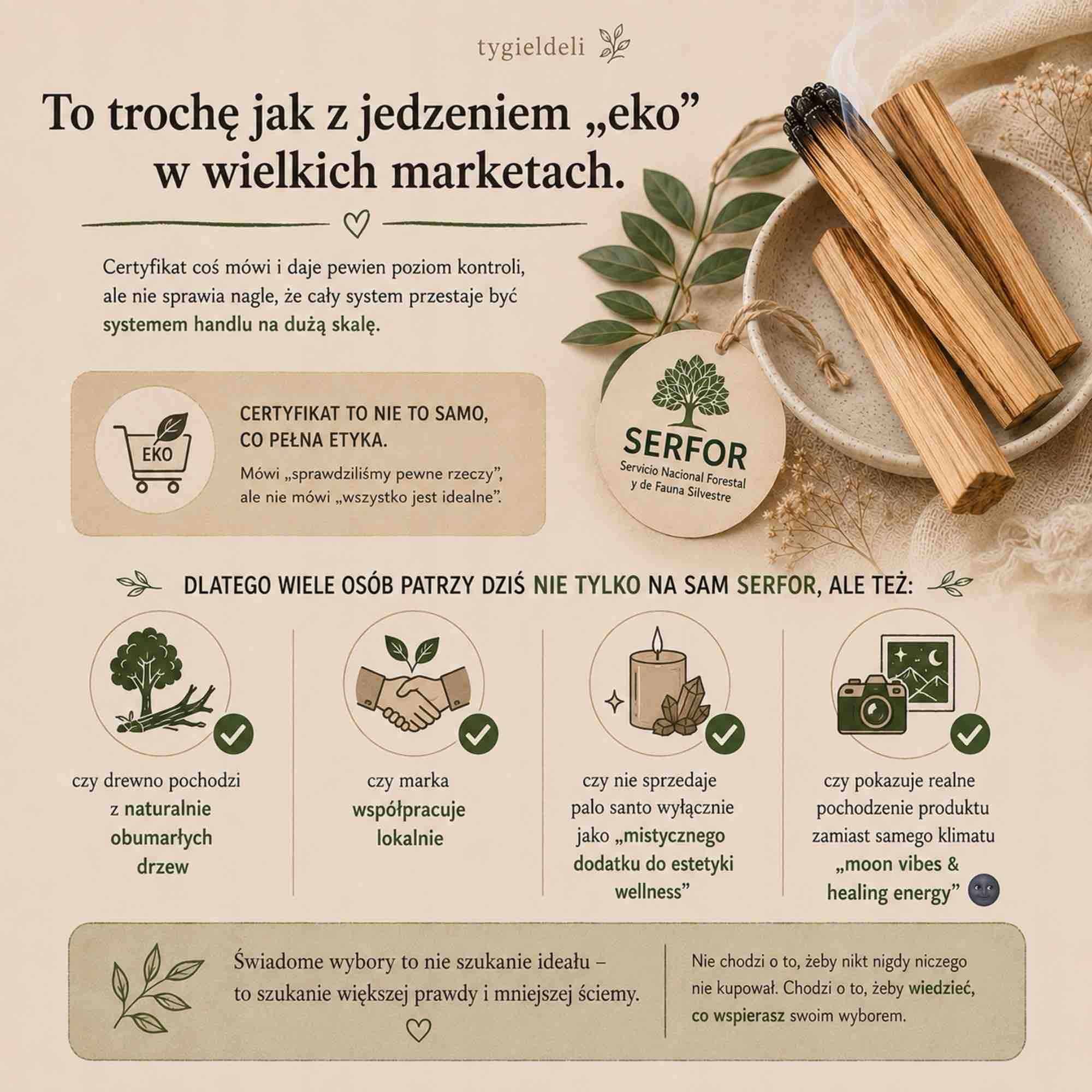 Palo santo | naturalne kadzidło z Peru | Bracia Mydlarze