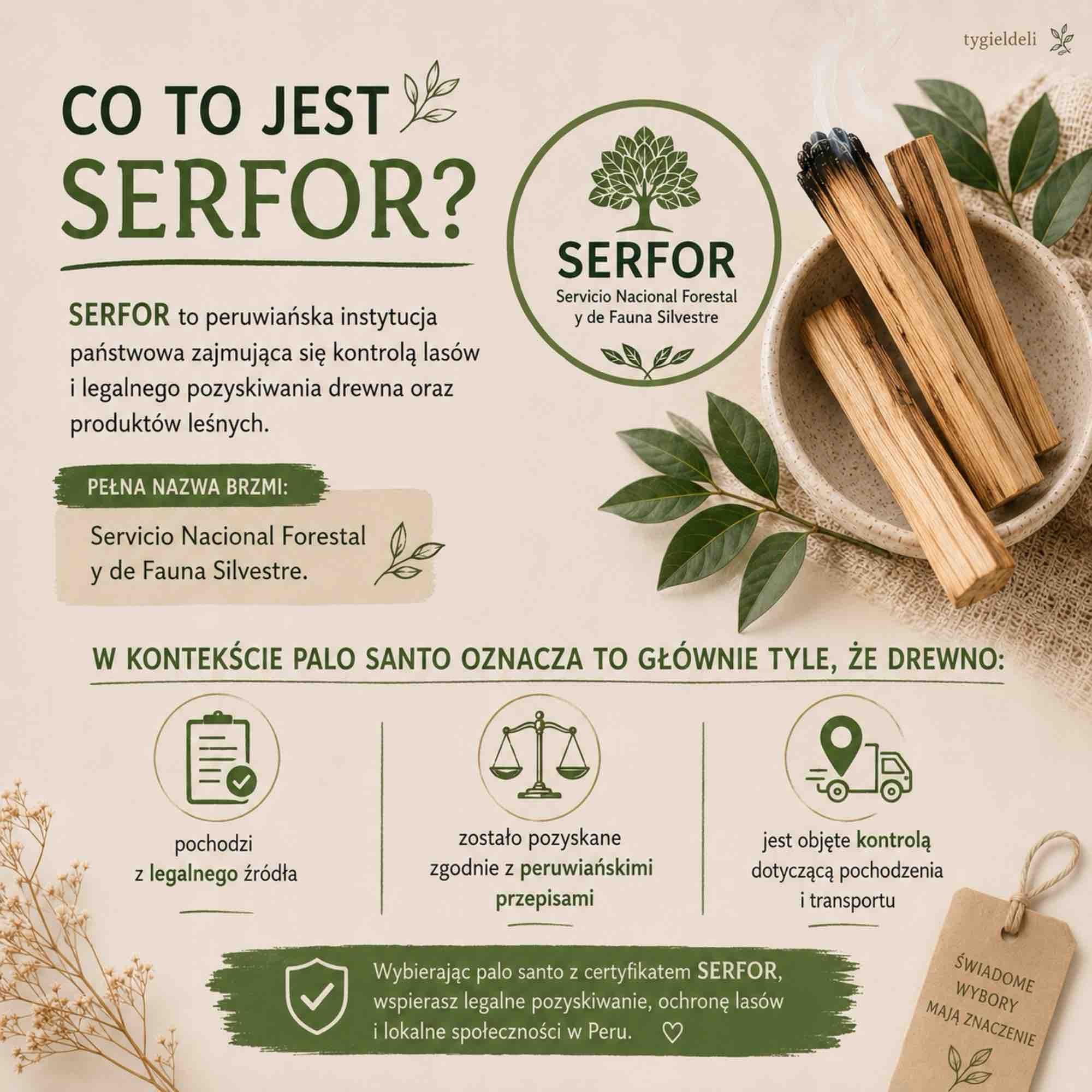 Palo santo | naturalne kadzidło z Peru | Bracia Mydlarze