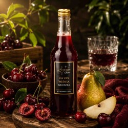 Sok 100% wiśnia-gruszka NFC bez dodatku cukru 480 ml | Cherry Gifts