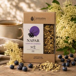 Napar kwiat czarnego bzu & borówka | 100 g | Tatrzańska Spiżarnia