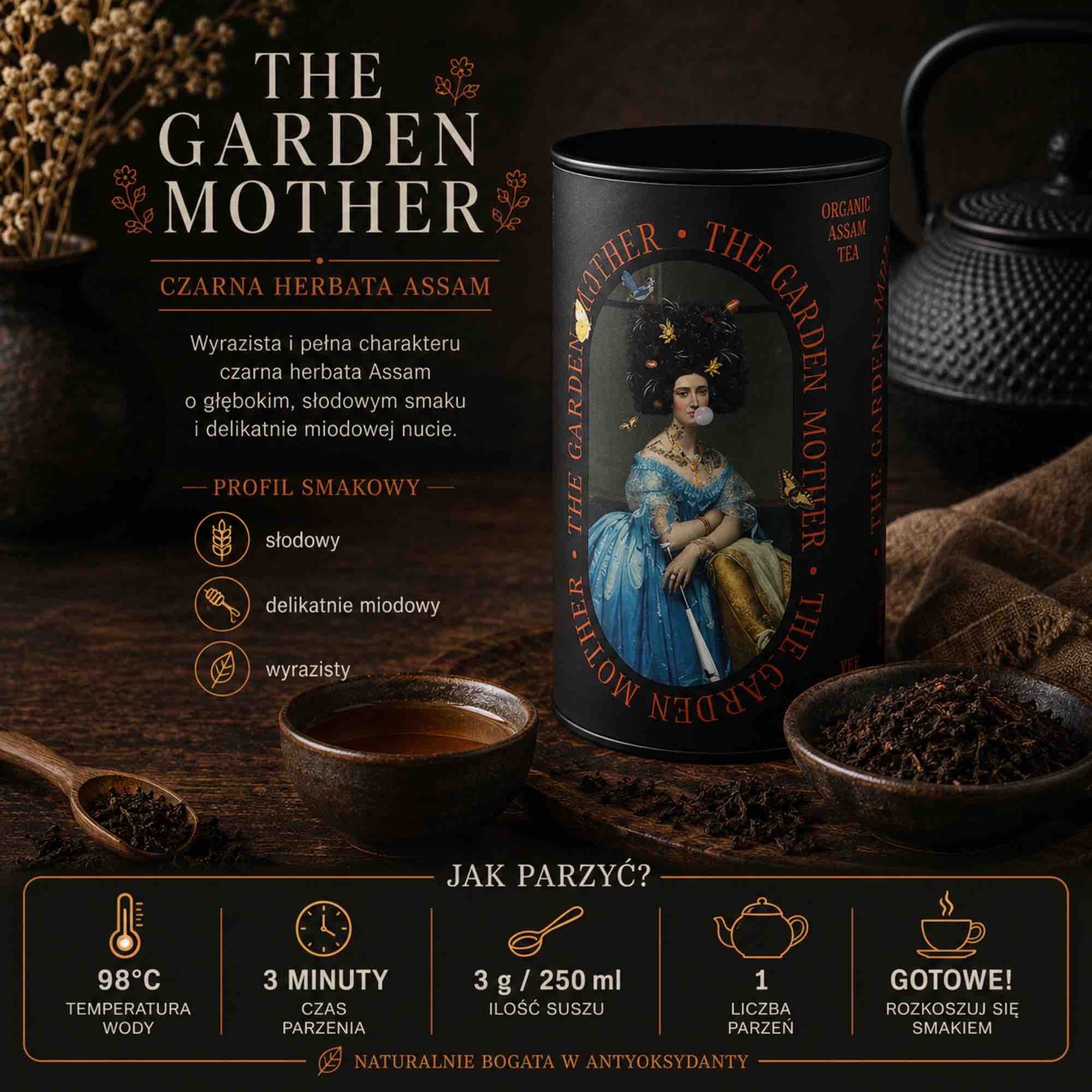 The Garden Mother – czarna herbata Assam | 60 g | Leaf Liturgy