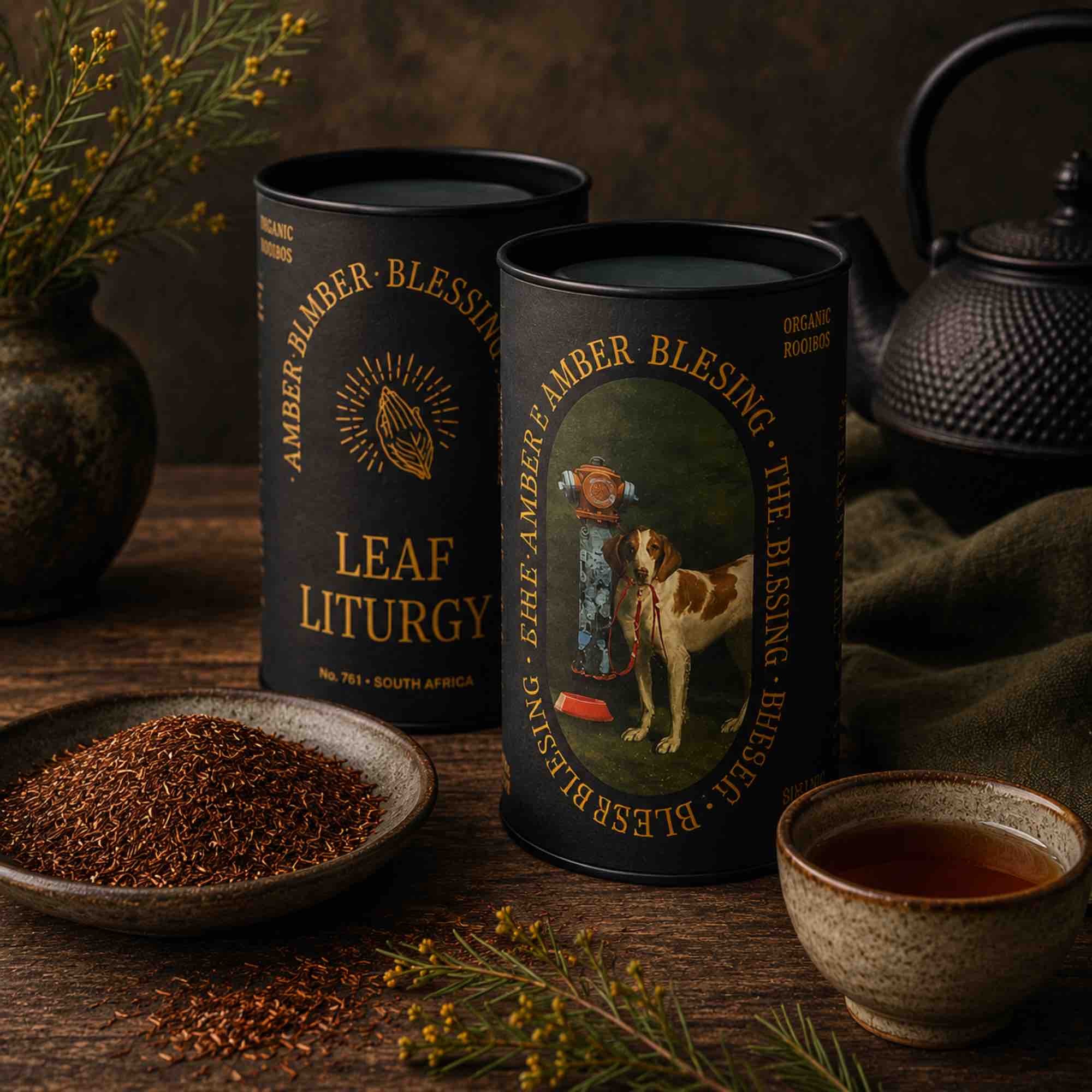 The Amber Blessing – (nie)herbata rooibos | 60 g | Leaf Liturgy