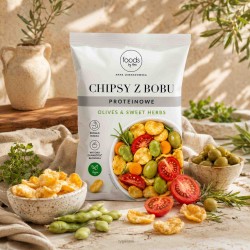Chipsy z bobu Olives & Sweet Herbs | 60 g | Foods by Ann